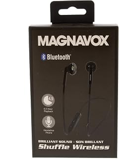 Magnavox in-Ear Headphones BK
