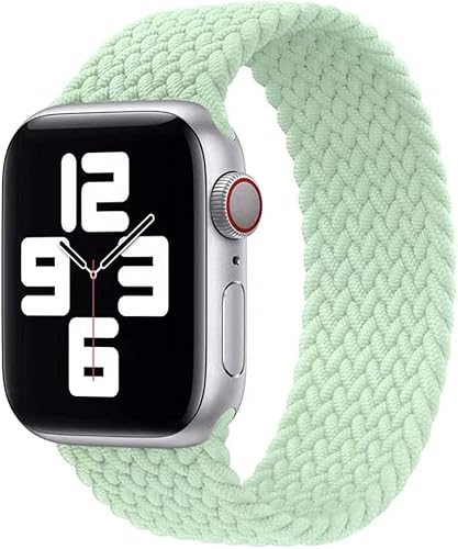 コンパチブル apple watch バンド ブレイデッドソロループ 柔らかいシリコーン糸混紡リサイクルヤーン素材 ステンレス留め具 apple watch ultra3/ultra2/ultra/10/9/8/7/6/5/4/3/2/1/SE対応 通気性