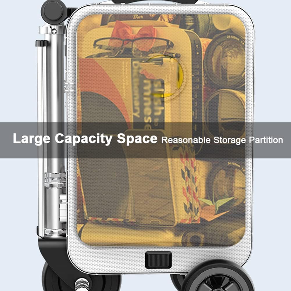 Review 20 Inch Carry On Luggage,Lightweight Smart Electric Ride On