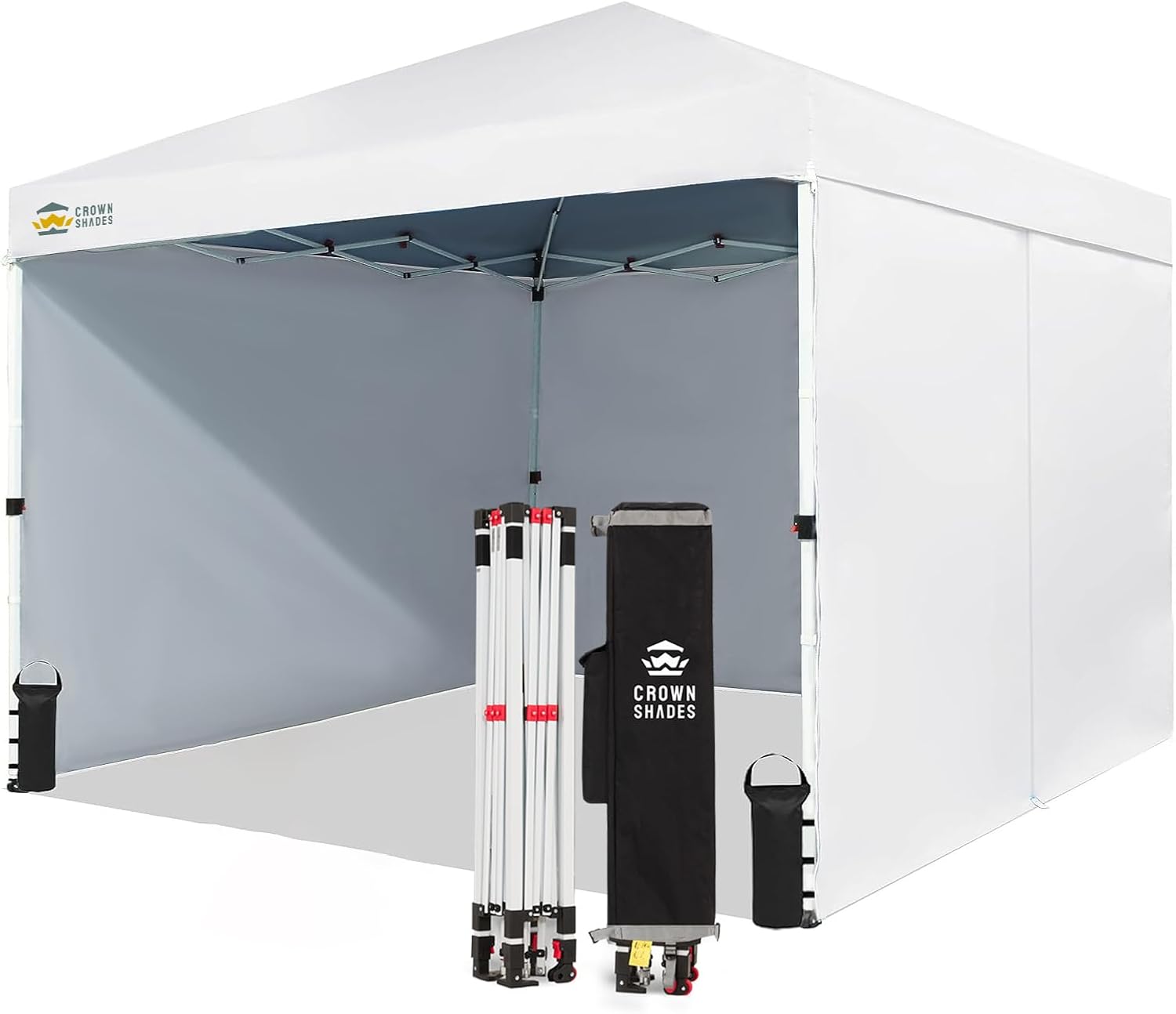Crown Shades 10x10 Commercial Instant Canopy with Center Lock
