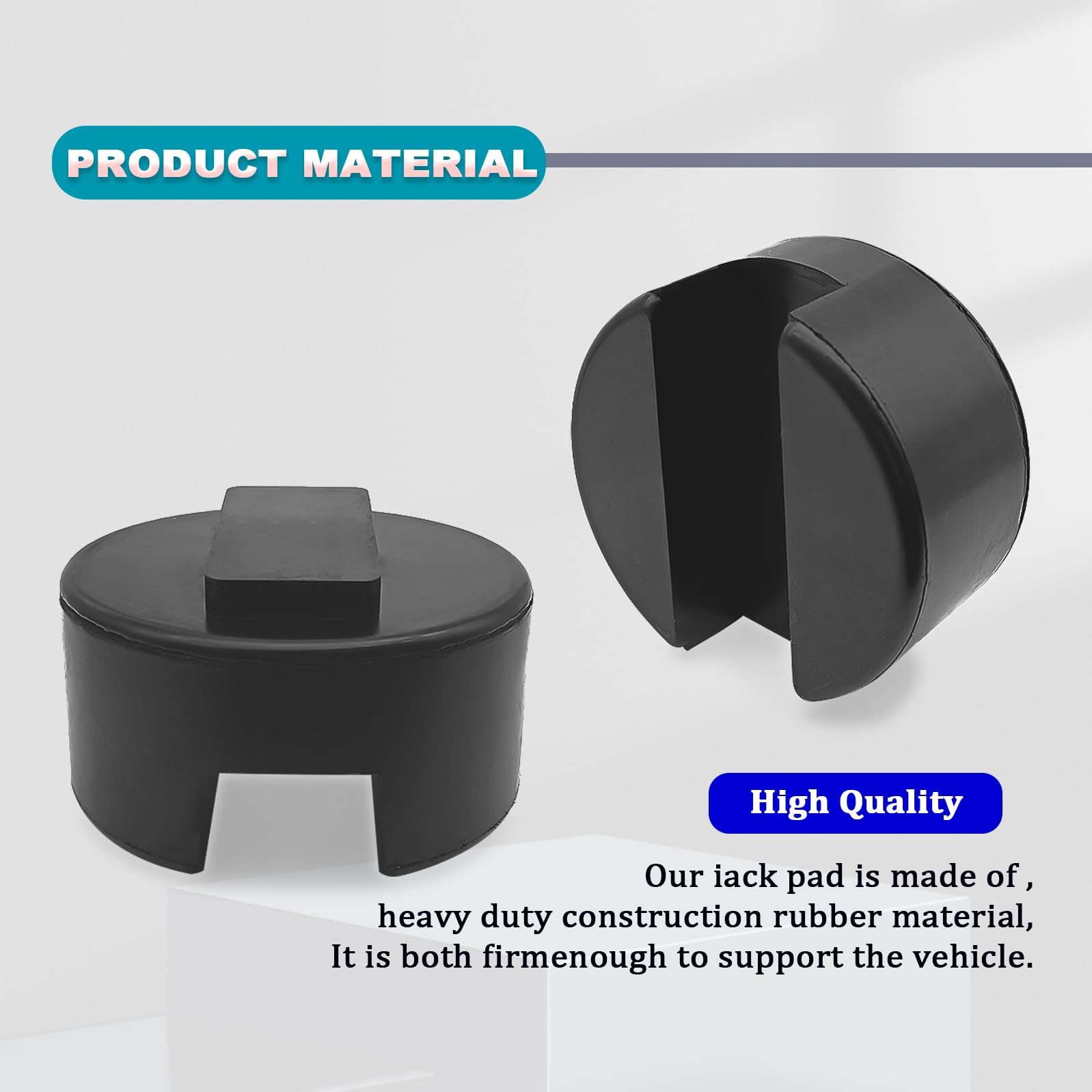 Jack Pad in Gomma Jack Pad in Gomma Car Rail Rail Protector Jack Support Pad Adapter