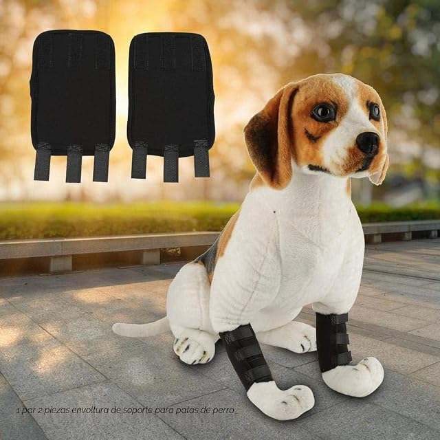 Foto 3 de 8 de Nikou Perro Pata Delantera Conjunto Brace Hock Wrap Manga
