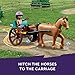 LEGO Friends Autumn’s Horse Stable 41745 Building Toy, Role-Play Fun for Kids Ages 7+, with 2 Mini-Dolls and 2 Horses, Carriage and Riding Accessories, A Gift Birthday Gift for Kids Who Love Horses
