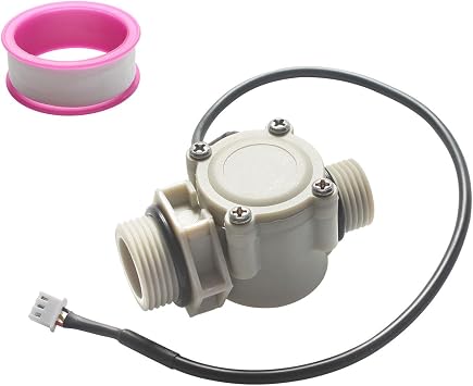 Tankless Water Heater Flow Sensor With PTFE Tape, for Ecosmart ECO 18, ECO 24, ECO 27, and ECO 36, Hot Water Heater Replacement Parts