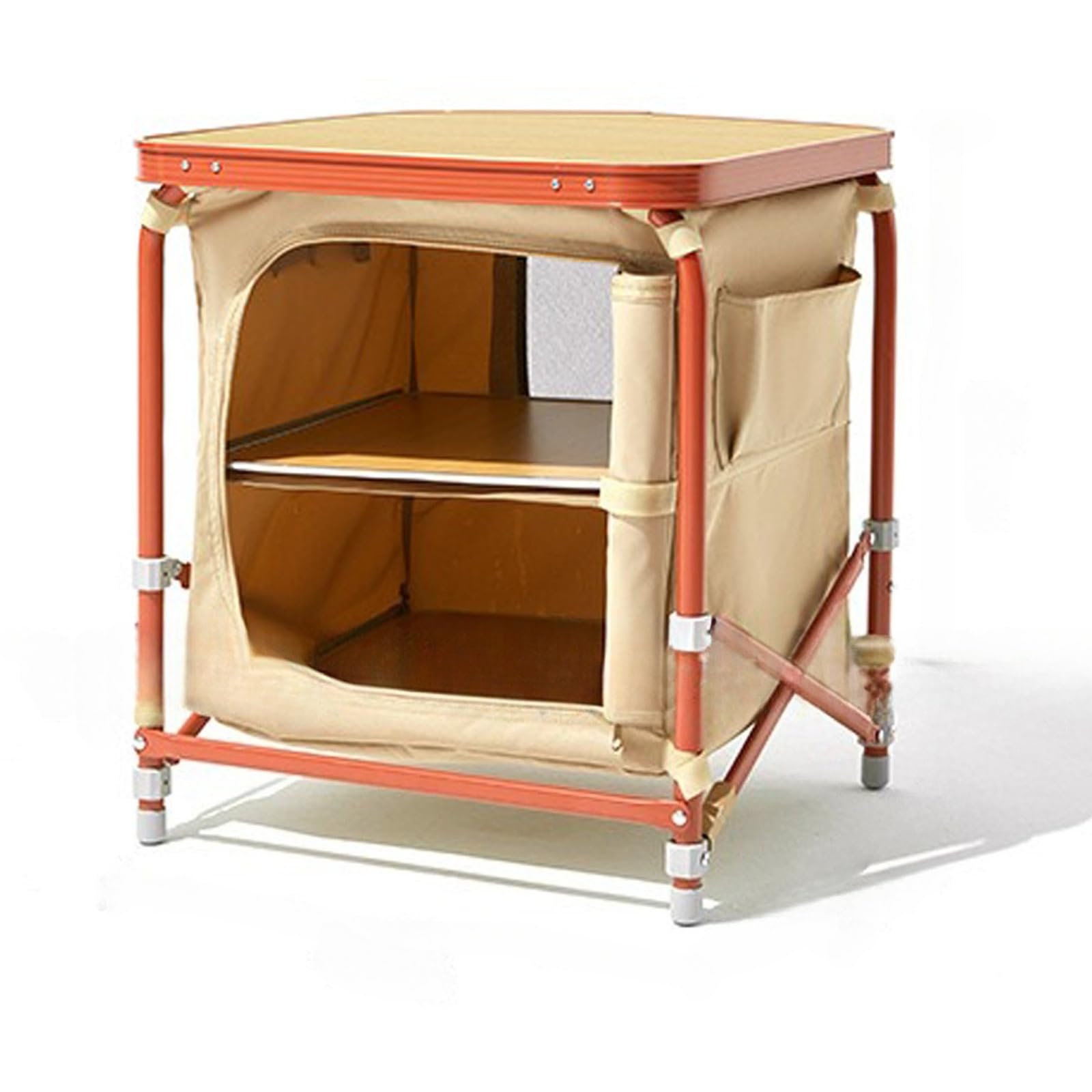 Camping-Aufbewahrungsbox pliable orange armoire de rangement pour la maison