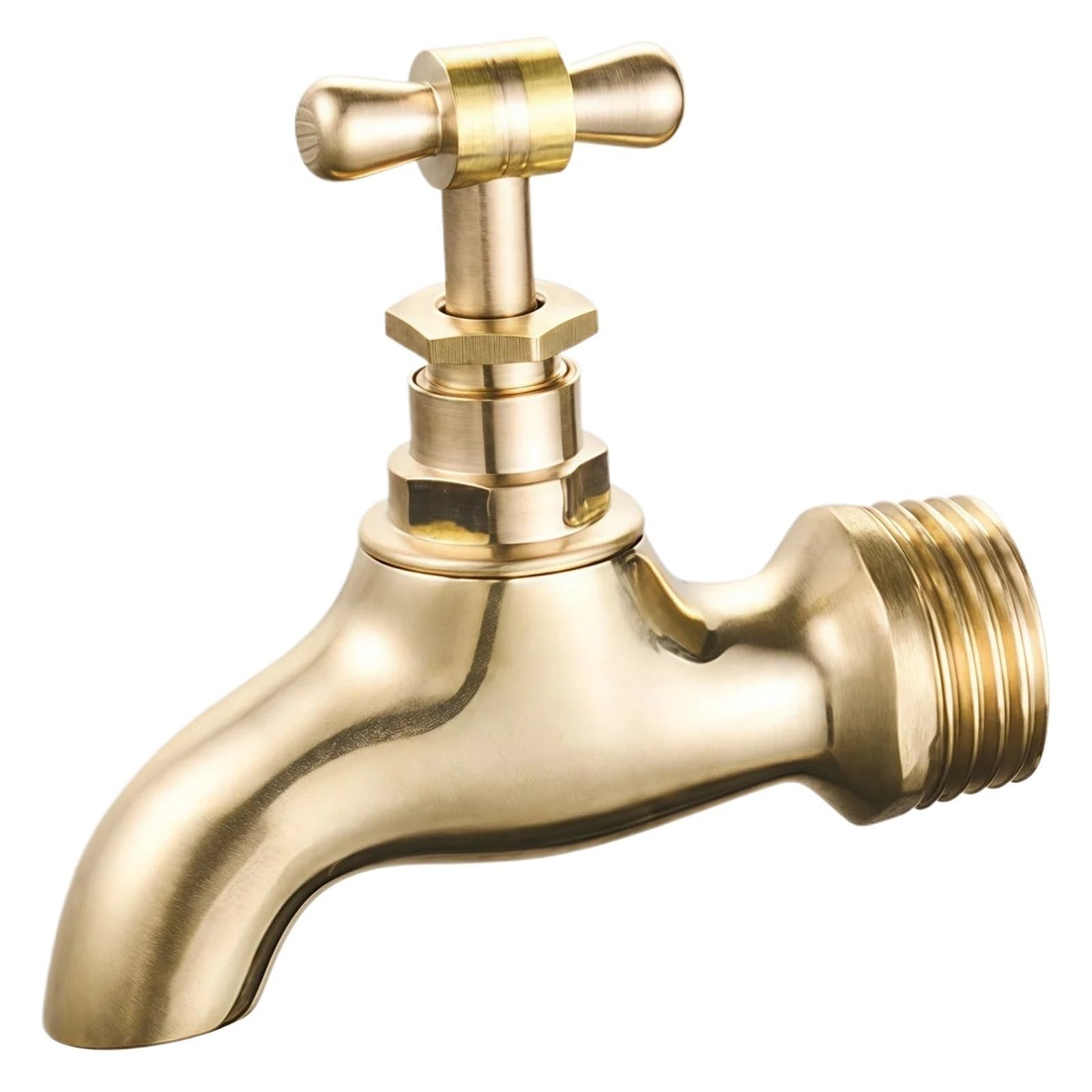 Robinet en laiton G1/2'' antigel : finis les tubes brisés par le gel extérieur !