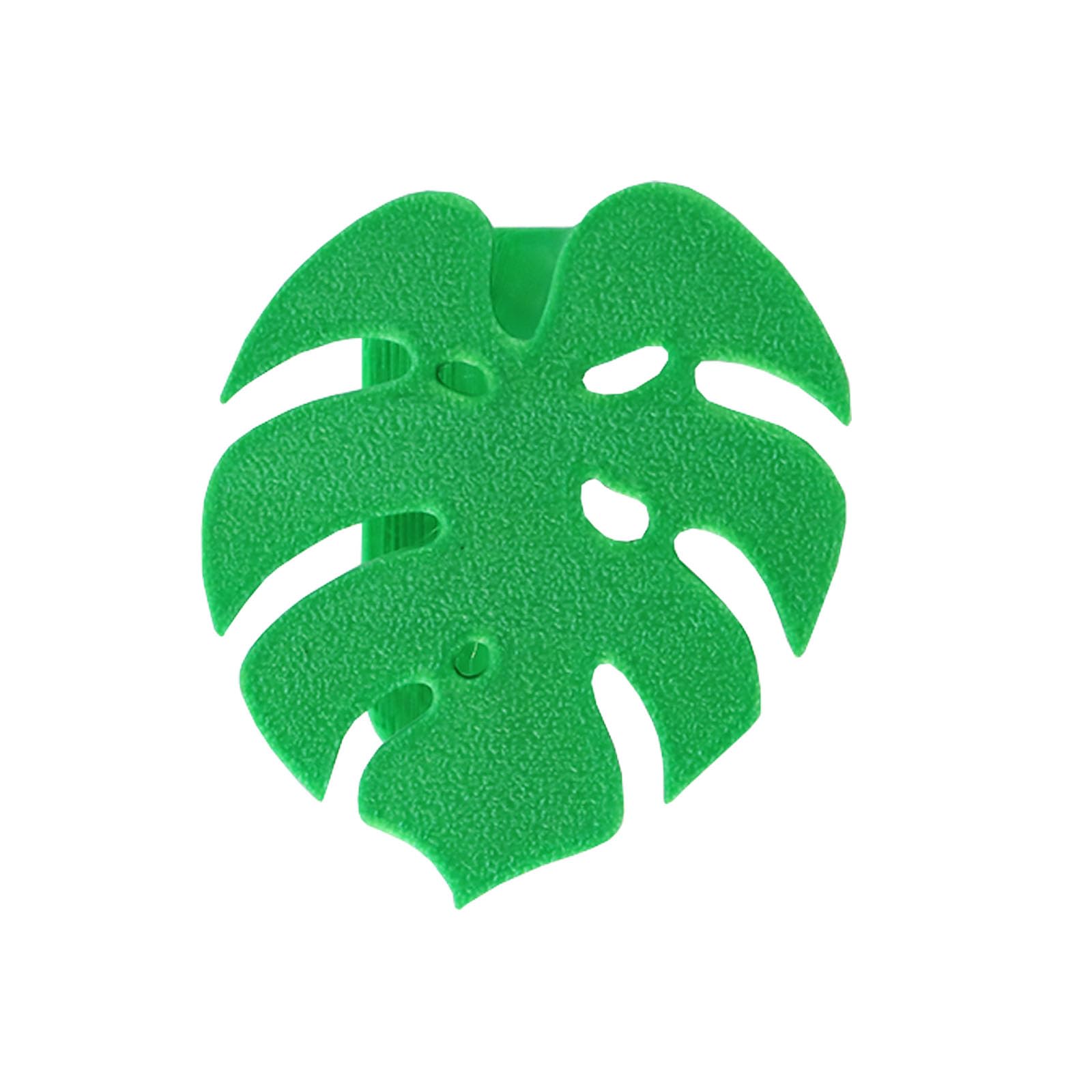PIAOLGYI Monstera Cabinet Handle Leaf Knobs for Detolf Greenhouse Cabinet,Monstera Glass Door Cabinet Handles Compatible with IKEA Detolf Cabinet(Green)