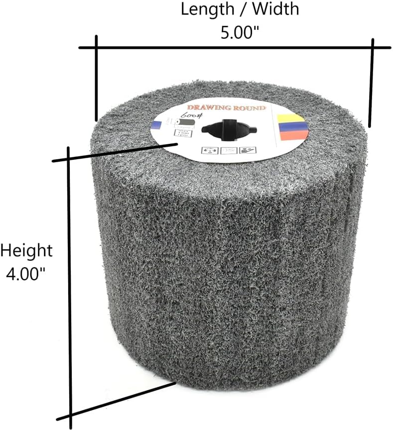 AW-600 Elastic Grain Coated Non Woven Nylon Web Wheel - 600 Grit
