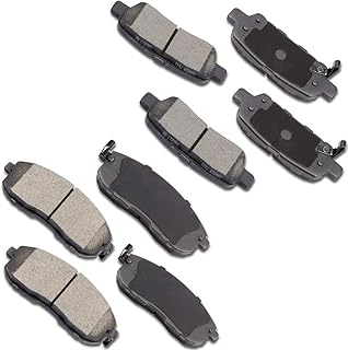Ceramic Brakes Pads,OCPTY Quick Stop Front Rear Brake Pad fit for 03-05 for Infiniti G35,03-05 for Nissan 350Z,07-13 for Nissan Altima,11-17 for Nissan Juke,07-12 for Nissan Sentra