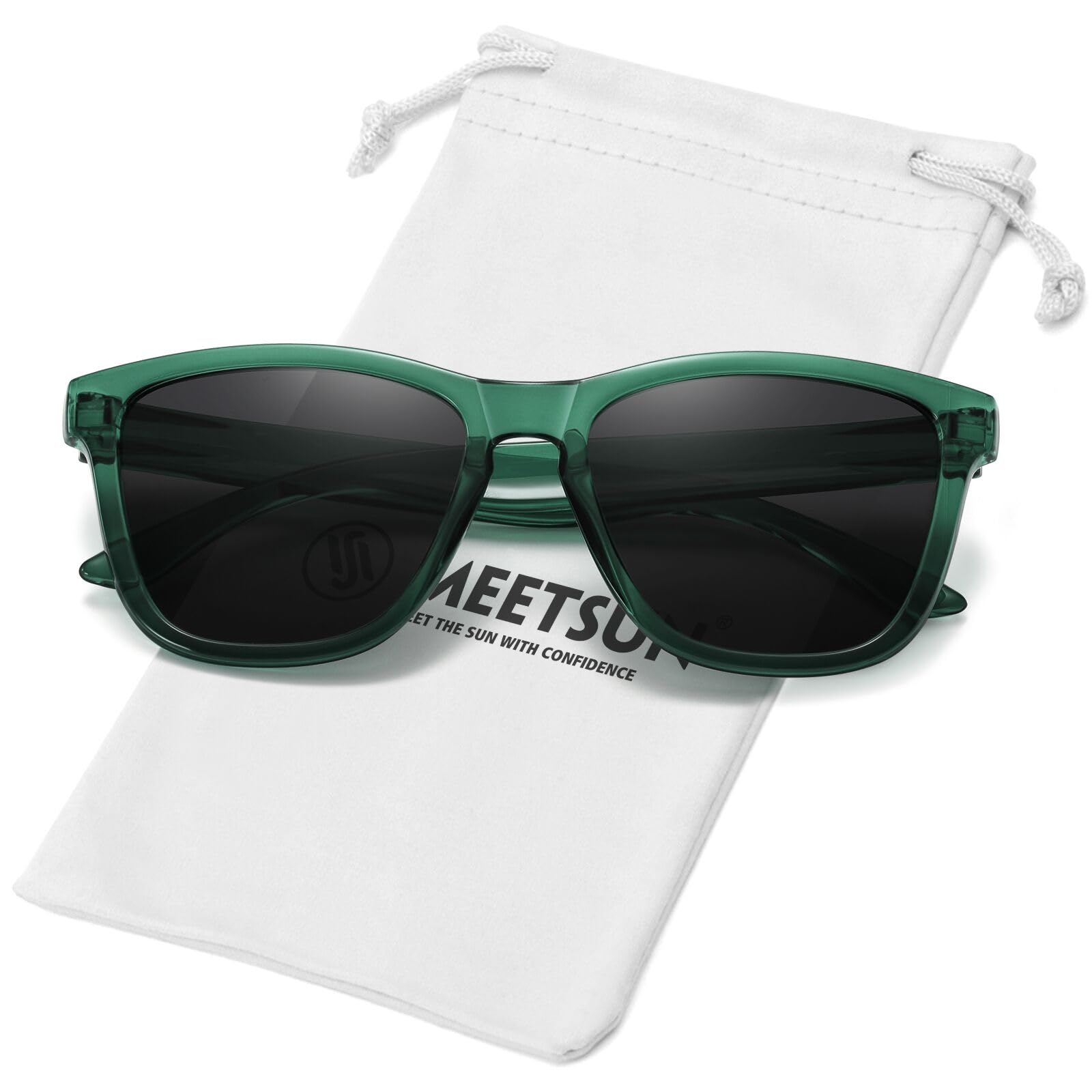 MEETSUN Polarized Sunglasses for Women Men Trendy Classic Retro Designer Style