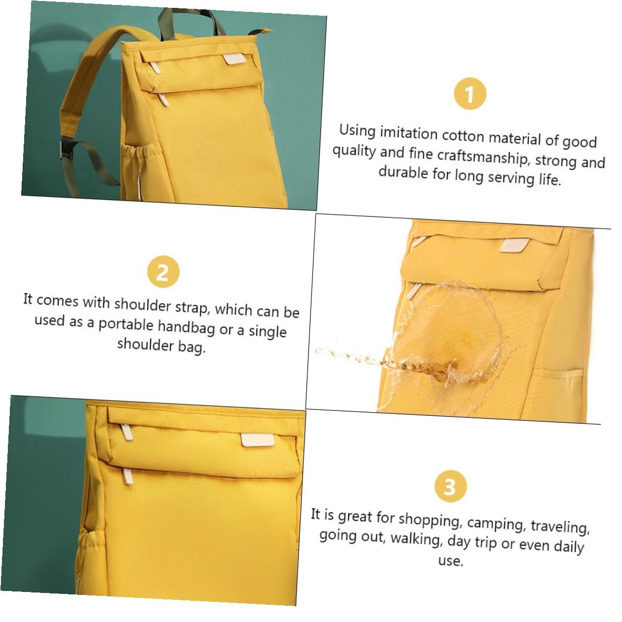 KOMBIUDA Wickelrucksack und Stilltasche für Wickelutensilien Beißringe Flaschen und Mehr mit Praktischem Verschluss für Kinderwagen aus Hochwertigen Materialien für Reisen und Alltag