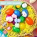 JOYIN 24 Pcs Easter Prefilled Eggs with Mochi Squishy Toys, Kawaii Stress Reliever Squishy Toy for Easter Theme Egg Hunt, Kids Party Favor, Basket Stuffers Filler, Classroom Prize Supplies