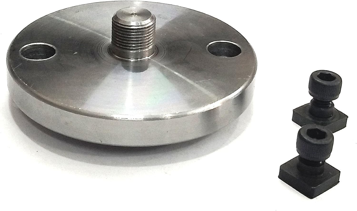 A.D. International 65mm Self Centering Chucks- M14 X 1 for Rotary Tables & Lathe Machine Tools (65 mm- 4 Jaws Self Centering Chuck with Back Plate)
