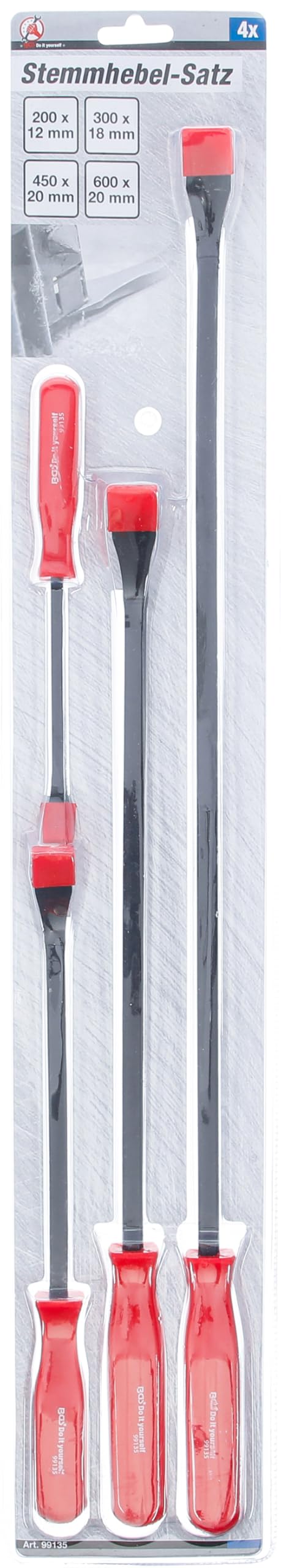 BGS Diy 99135 | Jeu de leviers | 4 pièces