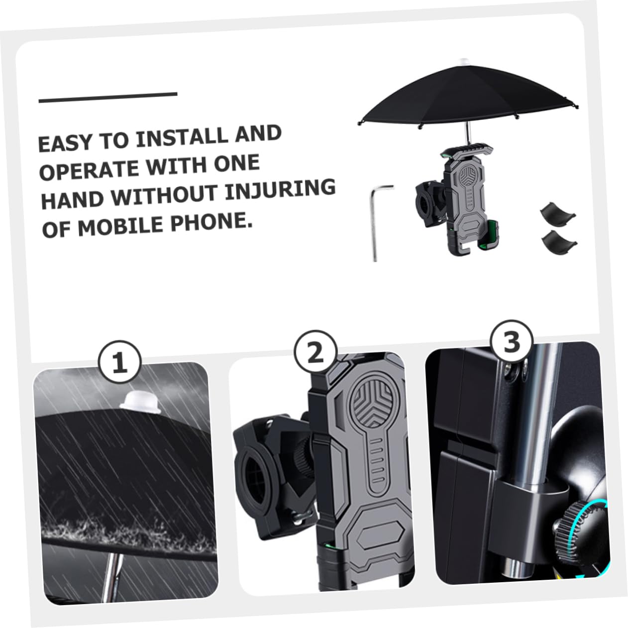 Porte-Parapluie Extensible, Porte-Parapluie Extensible Pour Poussette