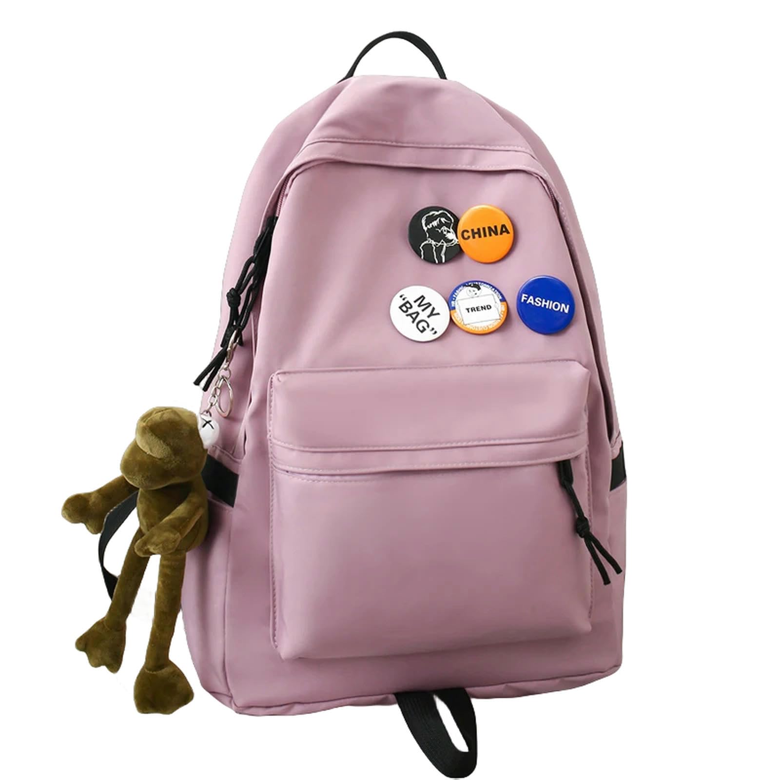 Zaino Scuola Borse Scolastiche Per Ragazze Multifunzione Doppia Cerniera Donna Zaino Adolescenti Ragazze Laptop Studentessa Studentessa