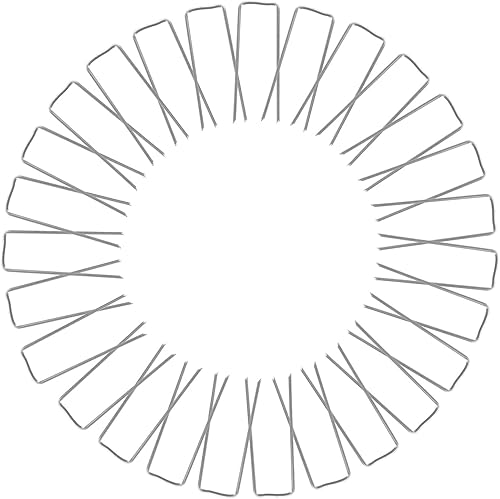 FOMIYES Plantas de casa para interiores, 100 piezas de grapas de paisaje vivo, barrera de helecho floral, estacas de tierra para jardinería, tubos