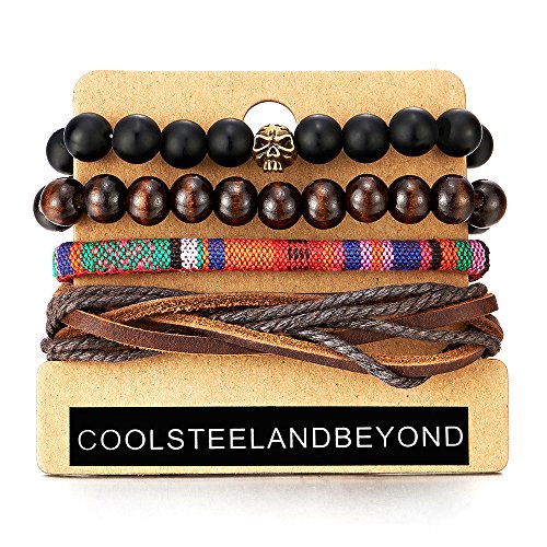 COOLSTEELANDBEYOND Mescolare di 4 Nero Marrone