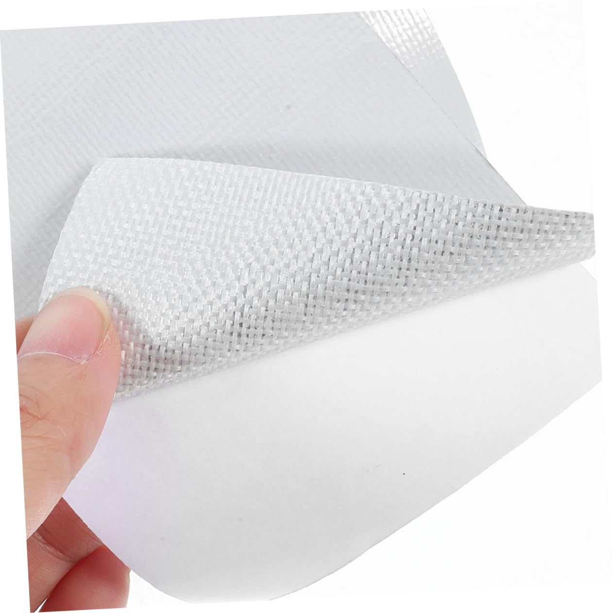 BESPORTBLE Ruban Étanche Store Couture Bande De Fixation Ruban Imperméable Fournitures De Réparation D'auvent Bande D'expédition Tissu en Fibre De Verre Blanche