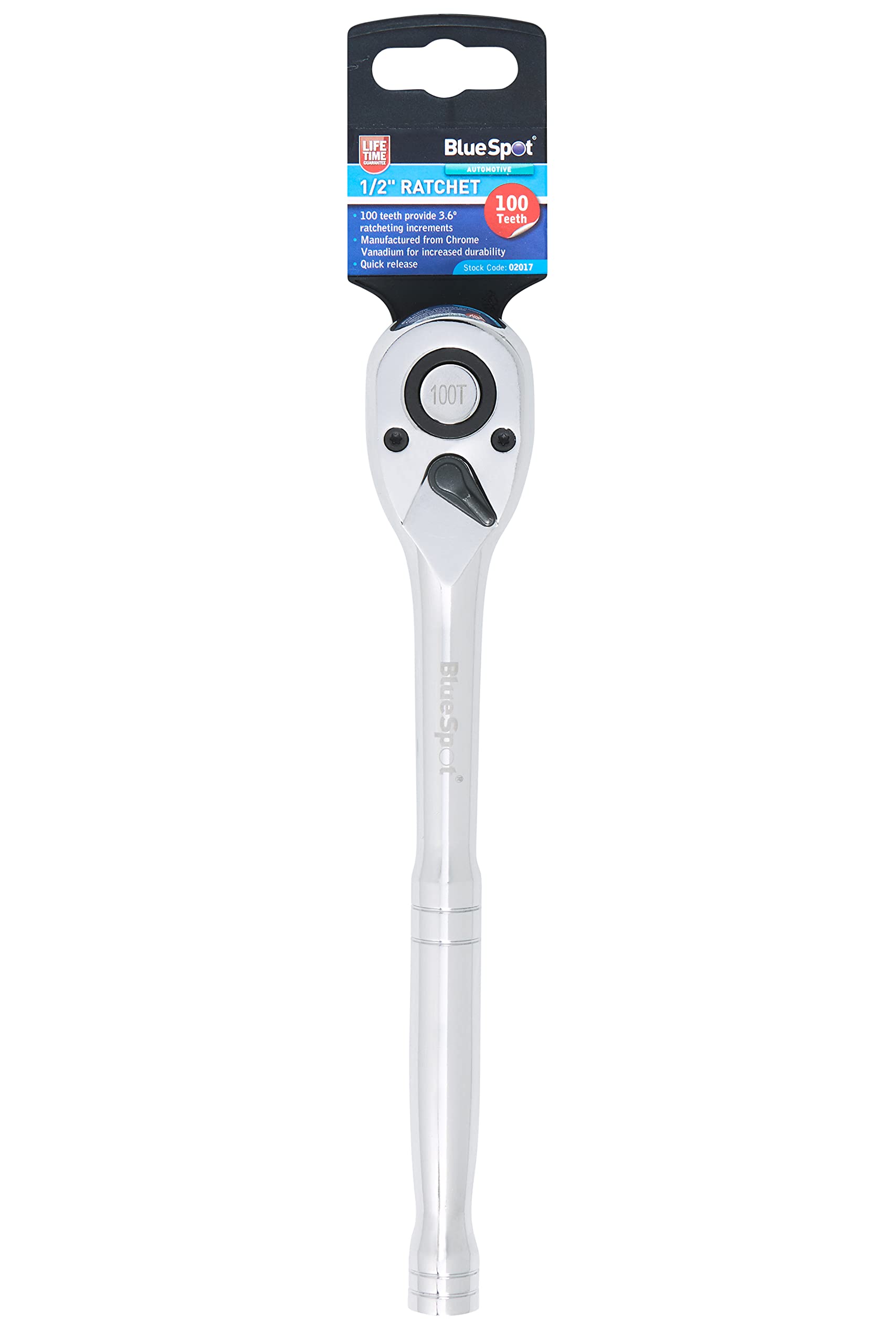 Blue Spot 02017 Ratchet 100 Teeth 1/2D
