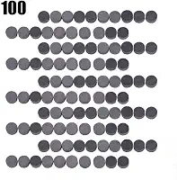 100 peças Marcadores de escala com pontos embutidos para bandolim guitarra baixo banjo ukulele, diâmetro 6,3 mm/6 mm/5 mm (preto) (6 mm) marcadores de traste para guitarra