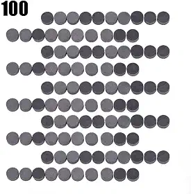 100 peças Marcadores de escala com pontos embutidos para bandolim guitarra baixo banjo ukulele, diâmetro 6,3 mm/6 mm/5 mm (preto) (6 mm) marcadores de traste para guitarra