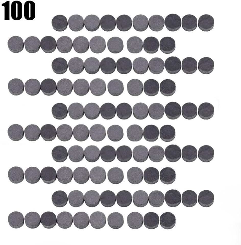 100 peças Marcadores de escala com pontos embutidos para bandolim guitarra baixo banjo ukulele, diâmetro 6,3 mm/6 mm/5 mm (preto) (6 mm) marcadores de traste para guitarra