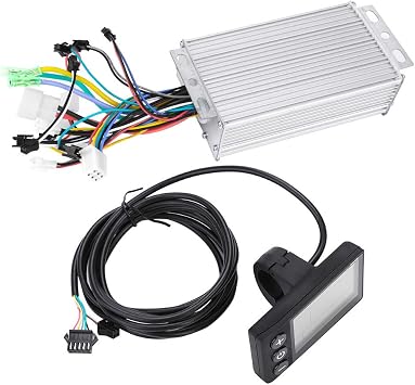 VGEBY E Bike Controller, Electric Scooter Motor Brushless Controller Waterproof LCD Display Panel Replacement Kit