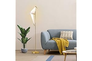 MoreChange Modern 62-Inch LED Bird Floor Lamp
