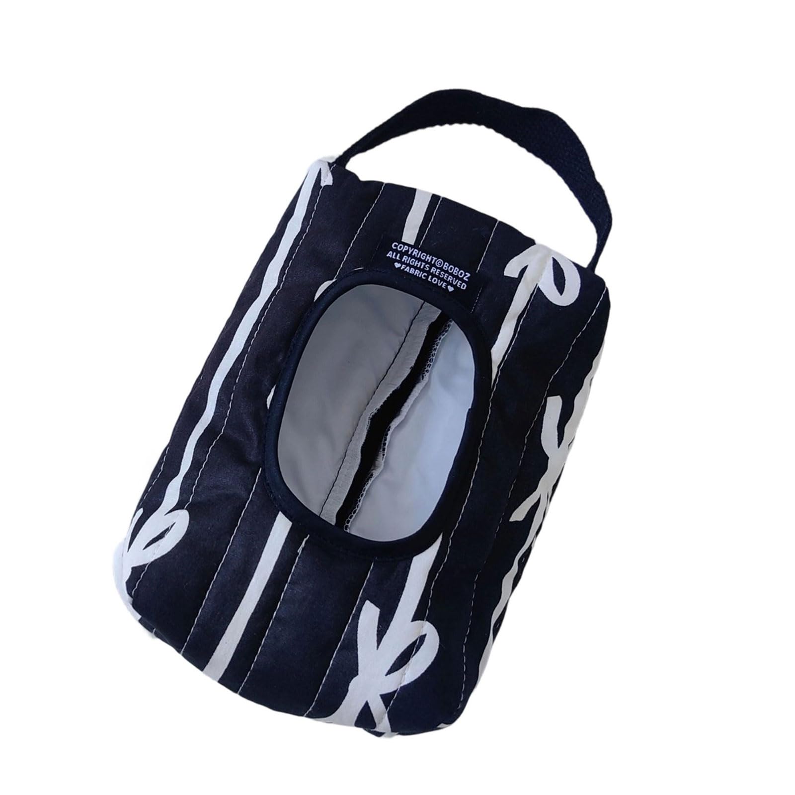 Klynovalu Styles Quilted Cotton Wet Holder Tie Designs Sturdy Washable Small Container for Journey Accessories Cotton Tissue Holder