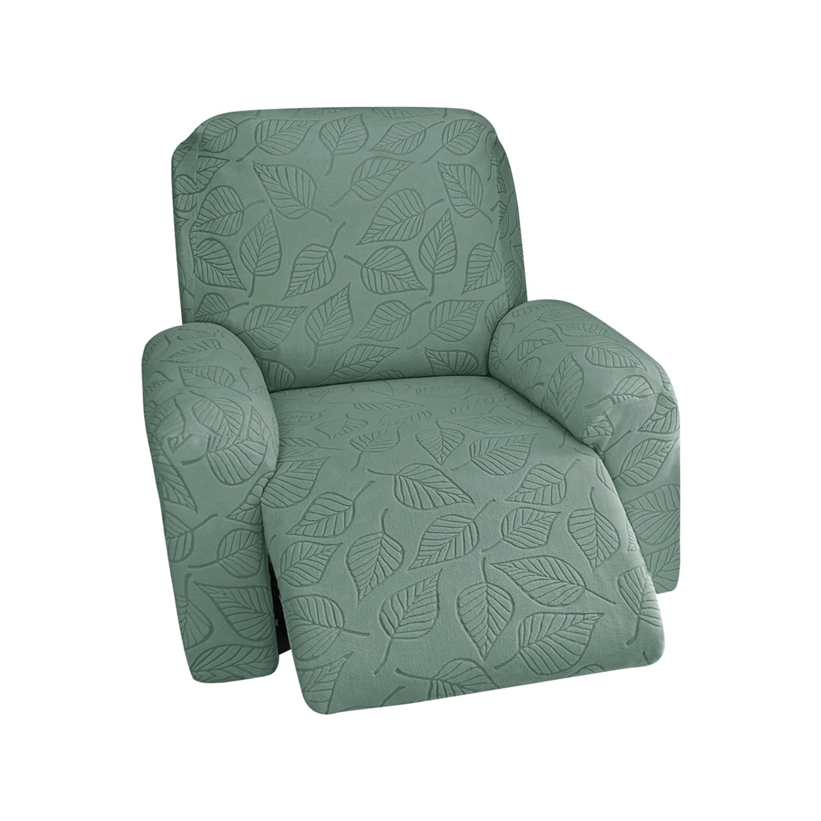 Funda de sillón reclinable jacquard con bolsillo protector de sofá elástico suave suave