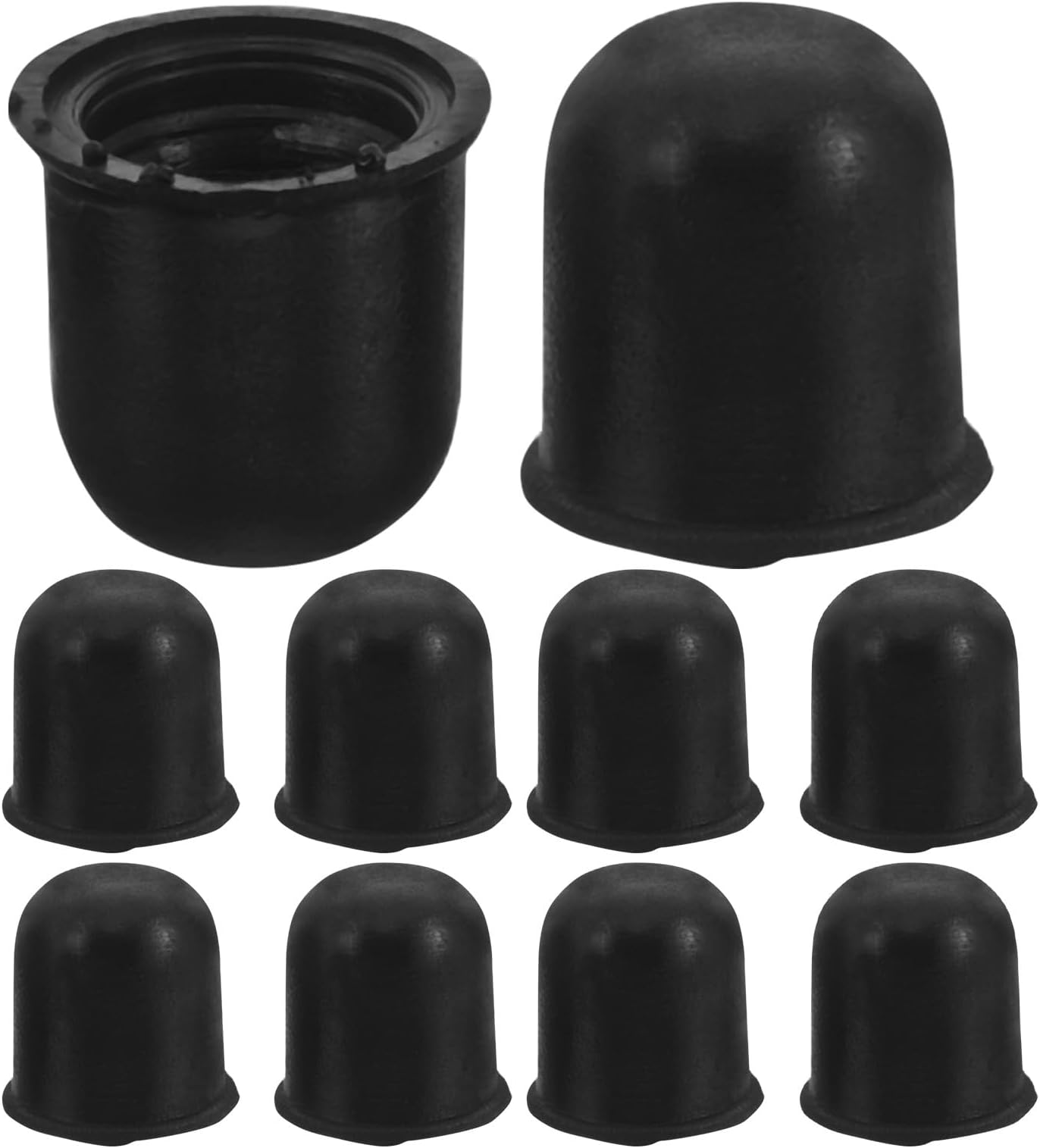 10pcs Roller Skate Assembly Accessories Kit with Toe Stoppers, Heel Guards, and Bearing Spacers for Double Row Inline Skates, Suitable for Men and Roller Skating