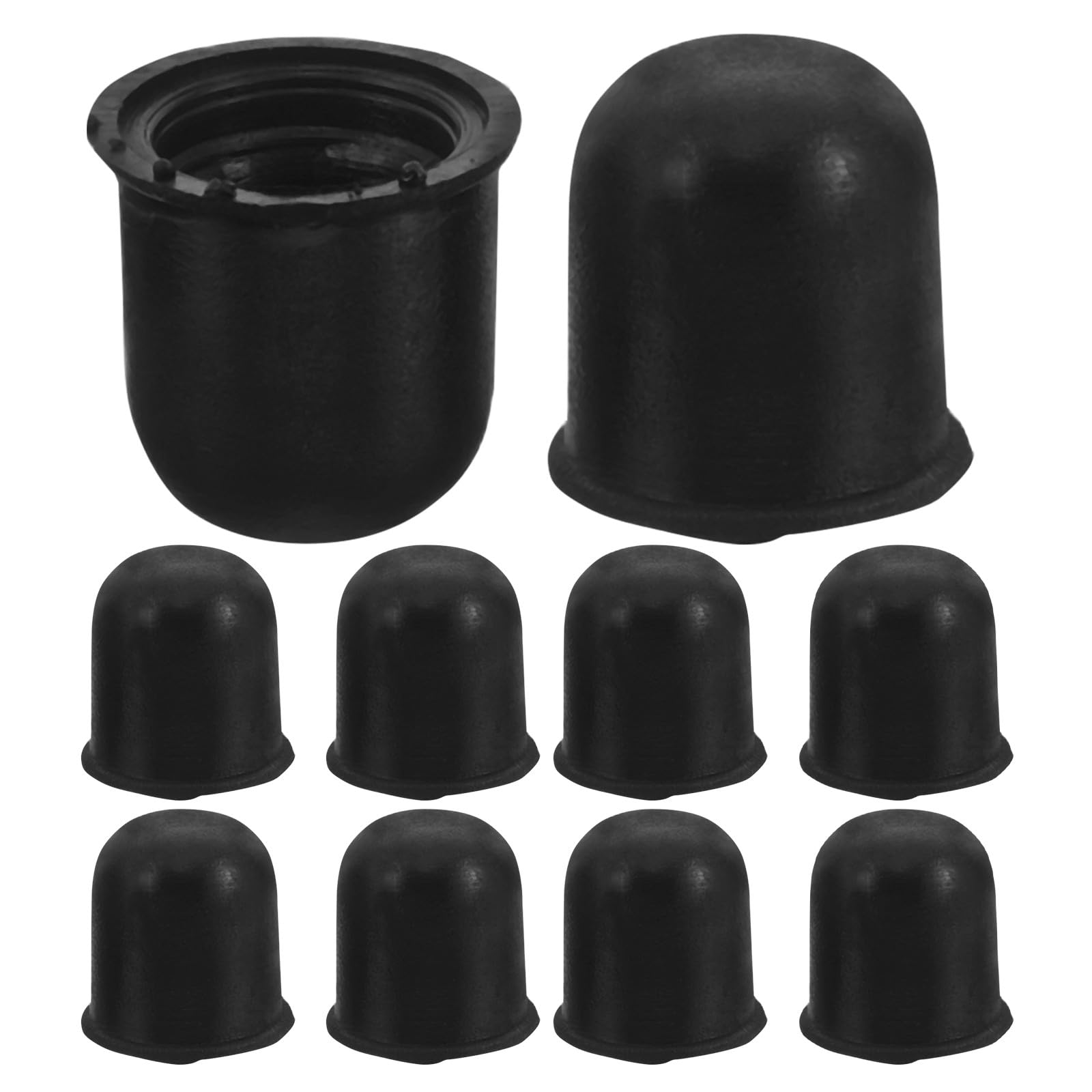 10pcs Roller Skate Assembly Accessories Kit with Toe Stoppers, Heel Guards, and Bearing Spacers for Double Row Inline Skates, Suitable for Men and Roller Skating