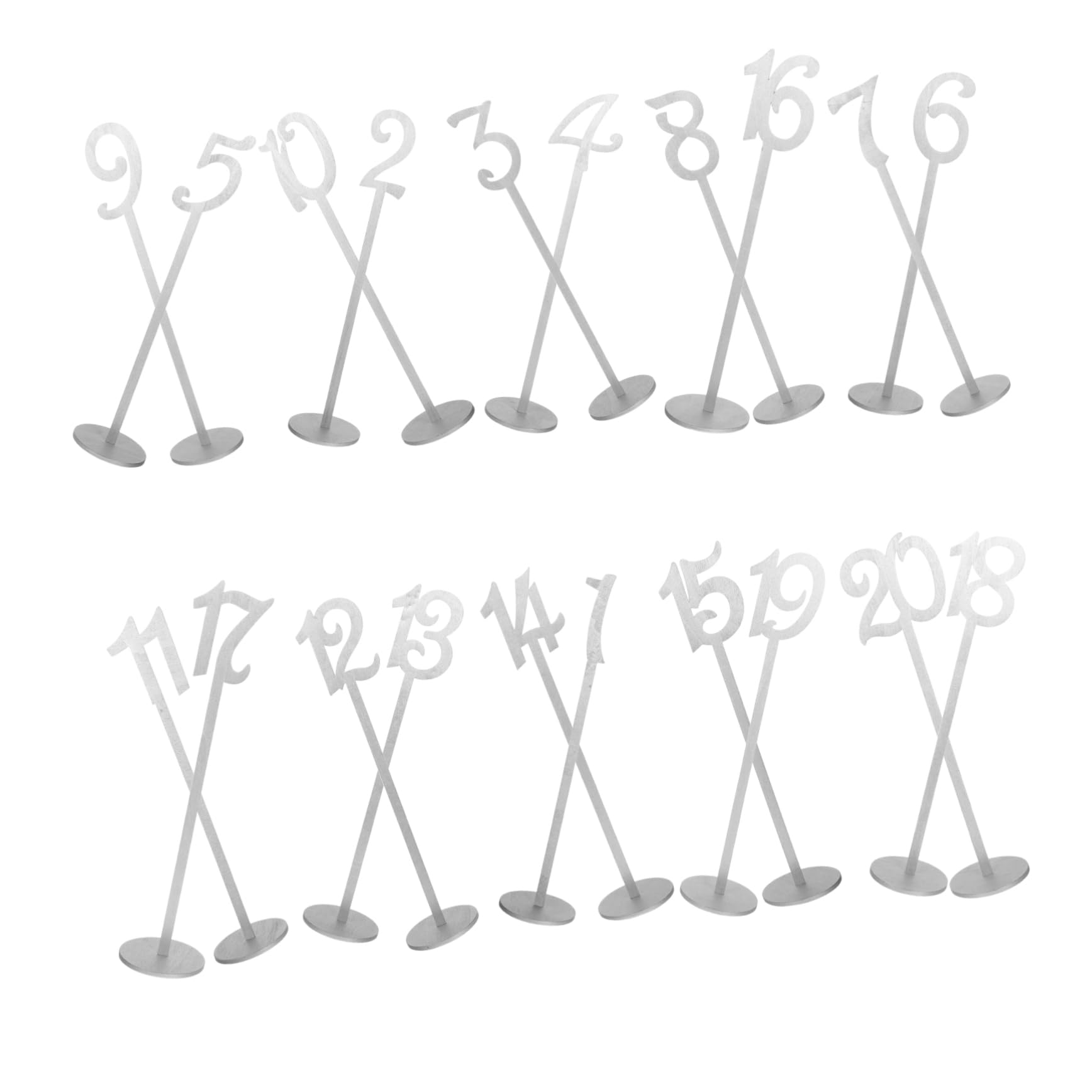 SOLUSTRE 20 Piezas Placa De Madera Para Número De Mesa Números De Mesa De Madera Letreros De Recepción De Boda Para Banquetes Fiestas De Aniversario Decoración De