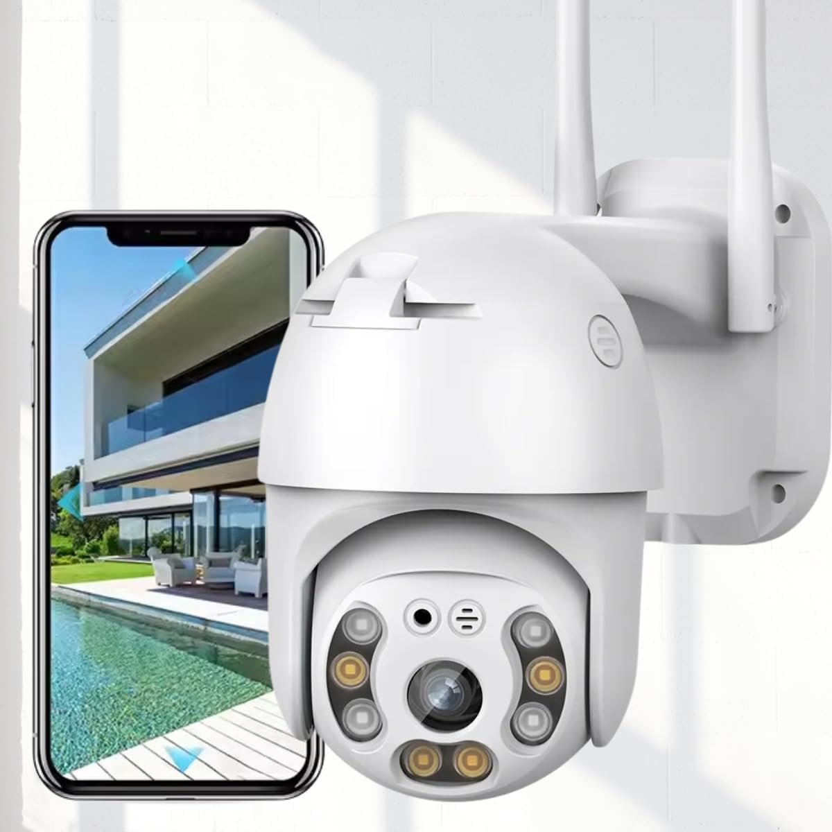 CAMLEIGH Full HD 1080P Wi-Fi PTZ Security Camera – V380 Pro | Pan-Tilt, Two-Way Audio, Motion Detection, Night Vision, IP66 Waterproof, Supports 128GB SD-image-33