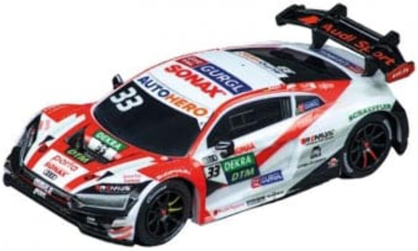 64226 Audi R8 LMS GT3 DTM René Rast No.33 1:43 Scale Analog Slot Car Racing Vehicle GO Slot Car Toy Race Track Sets