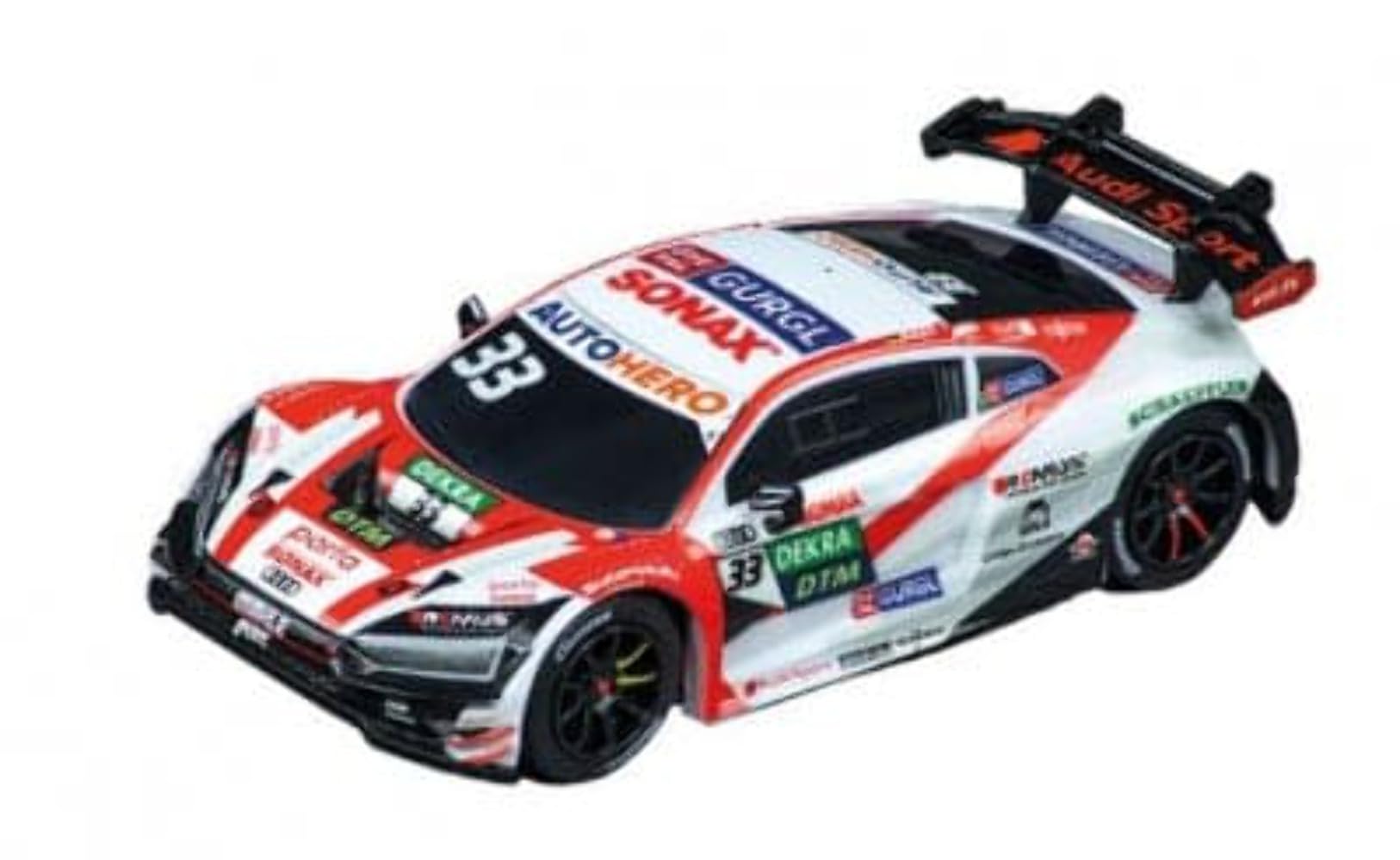 Carrera64226 Audi R8 LMS GT3 DTM René Rast No.33 1:43 Scale Analog Slot Car Racing Vehicle GO Slot Car Toy Race Track Sets
