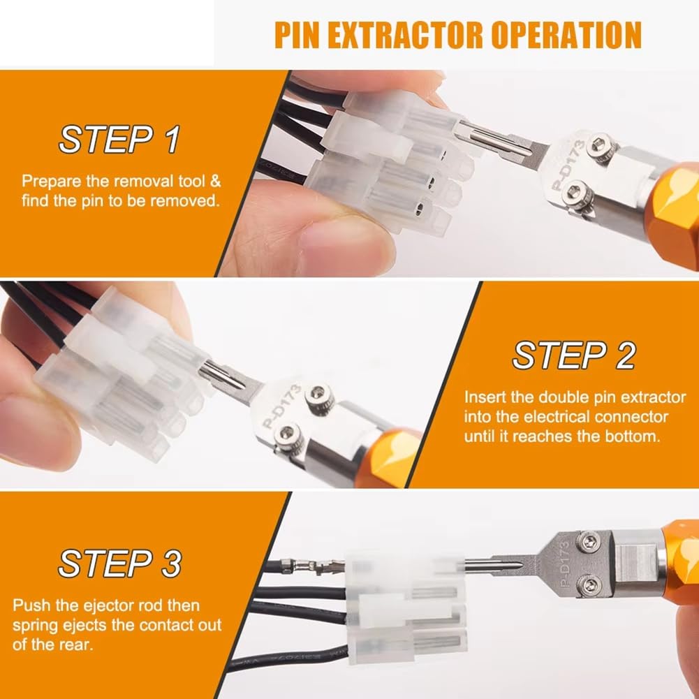 Extracteur de Connecteur Informatique Mini-Fit Jr 5557 pour Outil de Retrait D'Aiguille