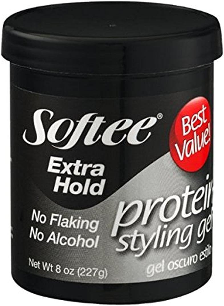 Softee extra hold protein styling gel 8 oz
