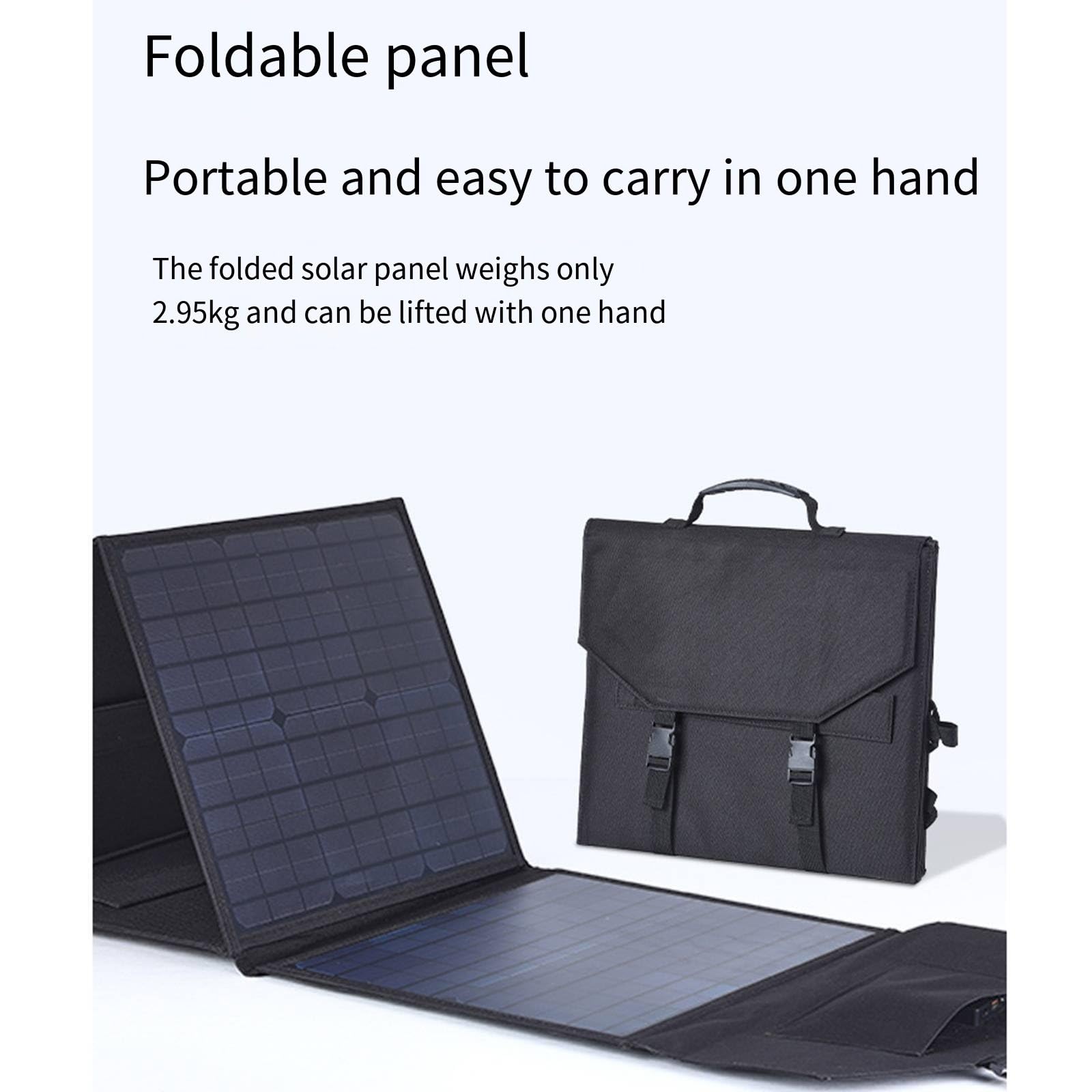 100W/300W extérieur Portable solaire sac pliant voiture panneau solaire panneau de charge système de production d'énergie solaire,100W