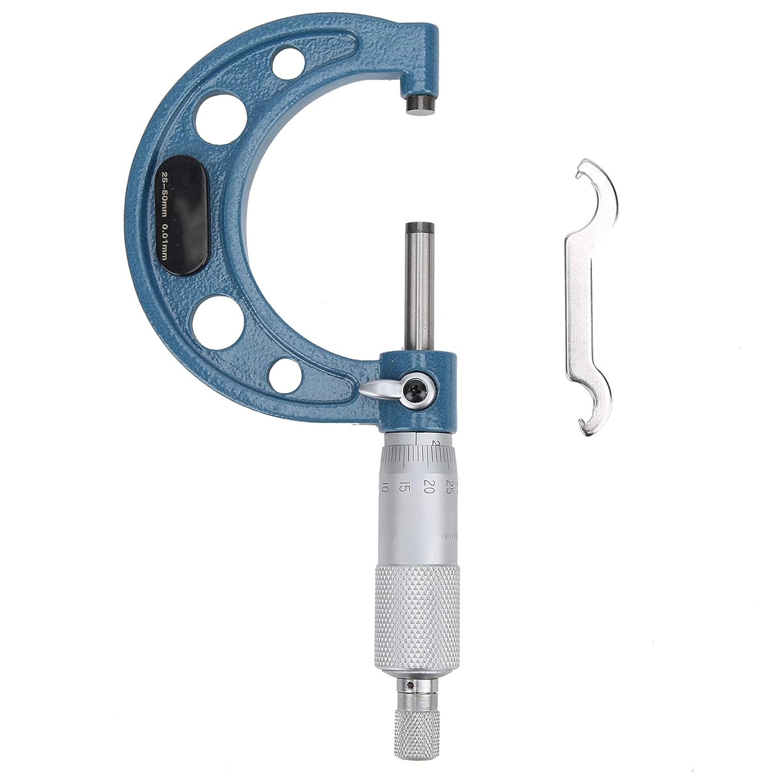 Hilitand Micrometer Calipers, Micrometer, 2550mm/12in, Resolution 0