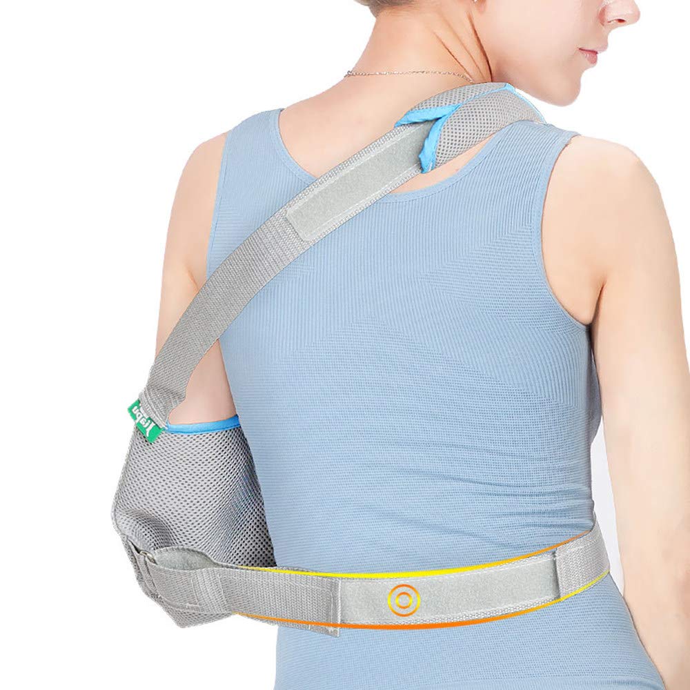Cabestrillo para Brazo Cabestrillo para Hombro, Ligero, Transpirable Muñequera Soporte para Codo Dislocación, Fractura, Esguince, Adecuado para Adultos y Adolescentes,M