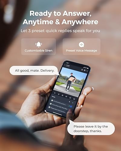Miniatura 5 de REOLINK Timbre de video + concentrador doméstico, timbre de batería Wi-Fi de doble banda 2K con vista de 150 x 150, funciona con pilas, detección de