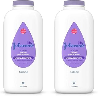 Johnson's Baby Powder, Lavender 15 oz (425 g)(pack of 2)