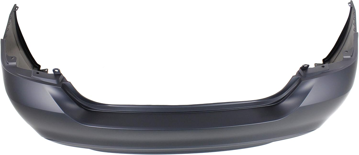 Compatible with 16-18 Altima Rear Bumper Cover Assembly Primed w/o Park Assist Sensor Holes