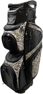 New Naples Bay Golf C290P Cart Bag 15-Way Top - Tiger Stripes