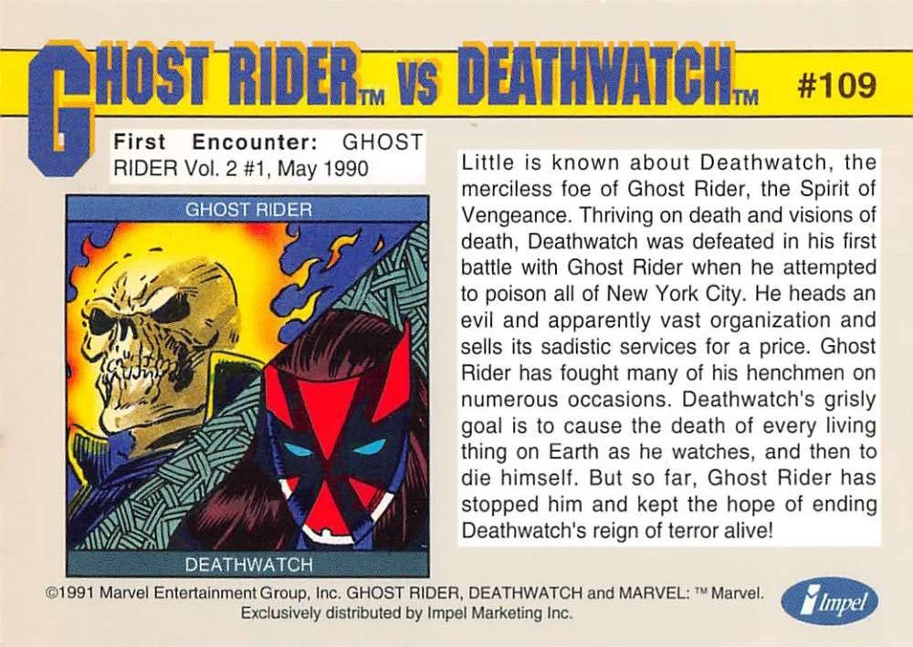 Deathwacth Ghost Rider Ghost Rider Deathwatch