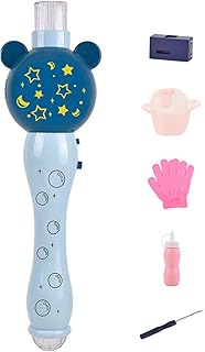 VELIHOME Electric Bubble Blowing Toy Elastic Bubble with Smoke Inside Bubble Mac - Compare price
