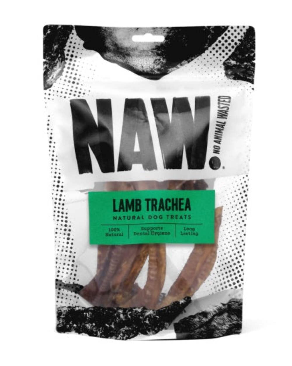 Walter Smith Natural Lamb Trachea 200g – 100% Natural Dog Treat – No Artificial Colours or Preservatives – Natural Dog Chew