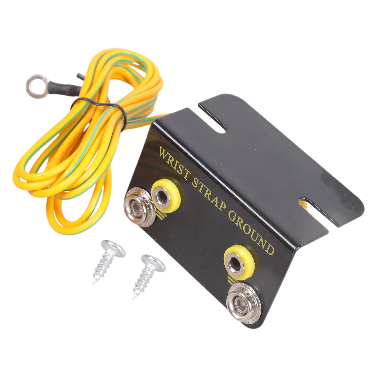 Newft L Shaped Anti Static Premium Statics Discharge Outlet L Shape Delicate Build Effective Grounding Solution For Electronic Assembly Areas Anti Statics Socket For Electronics